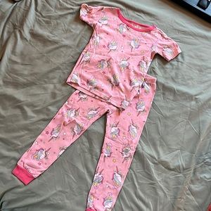 Girls sleepwear Unicorn pajama set